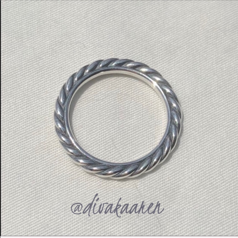 DAVID YURMAN Cable Classic Silver Stacking… - Picture 6 of 14